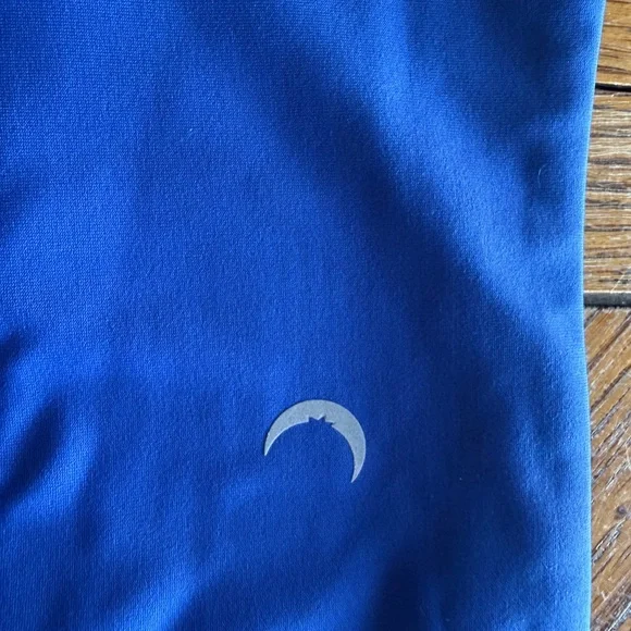 ZYIA Blue Leggings with Orange Accent - Picture 4 of 5